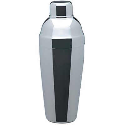 PIAZZA Shaker à cocktail en 3 parties en acier inoxydable – 750 ml PIAZZA Shaker à cocktail en 3 parties en acier inoxydable – 750 ml