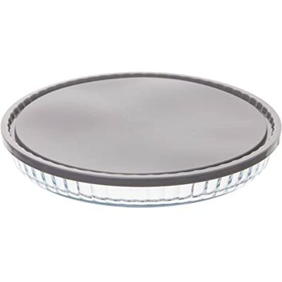 5 five simply smart Five MAELSA Plat Tarte Verre 27CM +COUV 5 five simply smart Five MAELSA Plat Tarte Verre 27CM +COUV