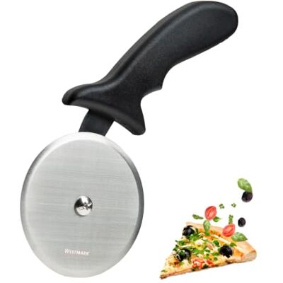 Westmark Master Line 13282270 Roulette à pizza professionnelle Taille de la lame : Ø 10 cm Longueur : 23 cm Acier inoxydable/plastique Noir/argenté Westmark Master Line 13282270 Roulette à pizza professionnelle Taille de la lame : Ø 10 cm Longueur : 23 cm Acier inoxydable/plastique Noir/argenté