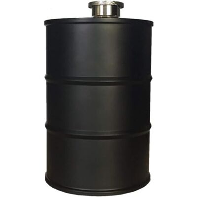 ITTRUH Flasque portable, flacon créatif, bouteille d'eau, vodka, barils d'huile, flacon, entonnoir, acier inoxydable 304, for alcool(Black) ITTRUH Flasque portable, flacon créatif, bouteille d'eau, vodka, barils d'huile, flacon, entonnoir, acier inoxydable 304, for alcool(Black)