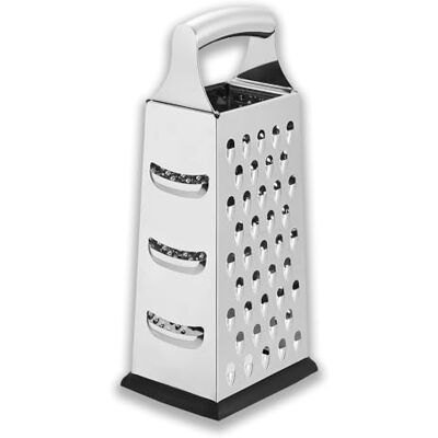 GC GLOBALCOMMERCE Râpe manuelle pour fromage de cuisine avec 4 lames de coupe GC GLOBALCOMMERCE Râpe manuelle pour fromage de cuisine avec 4 lames de coupe