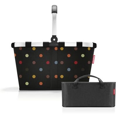 reisenthel Carrybag + organiseur – Organiseur de poche fonctionnel : pour encore plus d'ordre dans votre panier à provisions , pois + noir reisenthel Carrybag + organiseur – Organiseur de poche fonctionnel : pour encore plus d'ordre dans votre panier à provisions , pois + noir