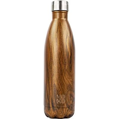 Yoko Design Bouteille Isotherme Bois 260ml - Bouteille Yoko Design Bouteille Isotherme Bois 260ml - Bouteille