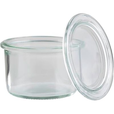 APS 12 pots originaux WECK 200 ml avec couvercle, Ø 9 cm, H : 6 cm, forme linteau, pot de conservation, pot décoratif, pot à dessert, pot de stockage, lavable au lave-vaisselle APS 12 pots originaux WECK 200 ml avec couvercle, Ø 9 cm, H : 6 cm, forme linteau, pot de conservation, pot décoratif, pot à dessert, pot de stockage, lavable au lave-vaisselle