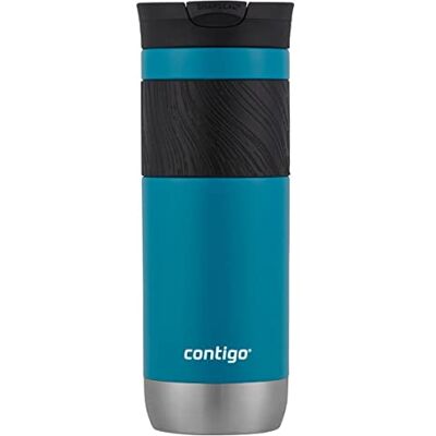Contigo Tasse isotherme Byron 2.0, en acier inoxydable, fermeture à pression, tasse à café de voyage, 100% étanche, 590 ml Contigo Tasse isotherme Byron 2.0, en acier inoxydable, fermeture à pression, tasse à café de voyage, 100% étanche, 590 ml