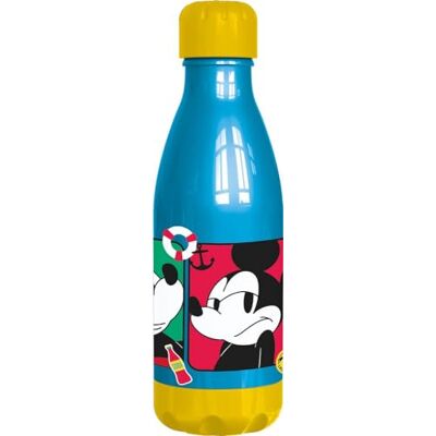 Stor Tataway Flacon en plastique bleu Disney Mickey Mouse 560 ml pour enfants avec bouchon à vis Stor Tataway Flacon en plastique bleu Disney Mickey Mouse 560 ml pour enfants avec bouchon à vis