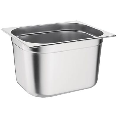 Vogue Bac Gastronorme 1/2, Bac Inox, Profondeur : 200 mm, Capacité : 12 Litres, Récipient de conservation des aliments chauds et froids, Compatible Bain Marie, Couvercle vendu séparément, K932 Vogue Bac Gastronorme 1/2, Bac Inox, Profondeur : 200 mm, Capacité : 12 Litres, Récipient de conservation des aliments chauds et froids, Compatible Bain Marie, Couvercle vendu séparément, K932
