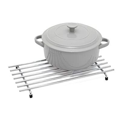 simplywire – Dessous de plat – Résistant à la chaleur – Protection du plan de travail dans la cuisine – Grand Chrome simplywire – Dessous de plat – Résistant à la chaleur – Protection du plan de travail dans la cuisine – Grand Chrome