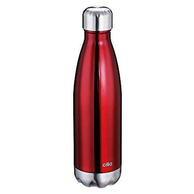 Cilio Elegante Bouteille Isotherme en Acier Inoxydable Noir Taille Unique Cilio Elegante Bouteille Isotherme en Acier Inoxydable Noir Taille Unique