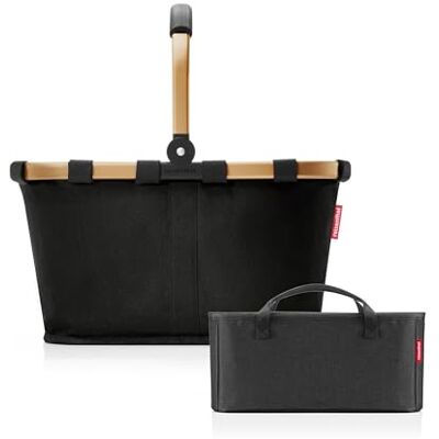 reisenthel Carrybag + organiseur – Organiseur de poche fonctionnel : pour encore plus d'ordre dans votre panier à provisions , doré/noir et noir reisenthel Carrybag + organiseur – Organiseur de poche fonctionnel : pour encore plus d'ordre dans votre panier à provisions , doré/noir et noir