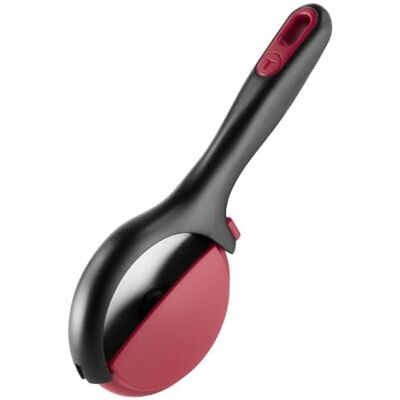Tefal Découpe pizza Ingenio avec étui de protection Inox Noir Coupe pizza efficace parmi les couteaux et ustensiles de cuisine Lame amovible pour nettoyage Étui de rangement sécurisé Tefal Découpe pizza Ingenio avec étui de protection Inox Noir Coupe pizza efficace parmi les couteaux et ustensiles de cuisine Lame amovible pour nettoyage Étui de rangement sécurisé
