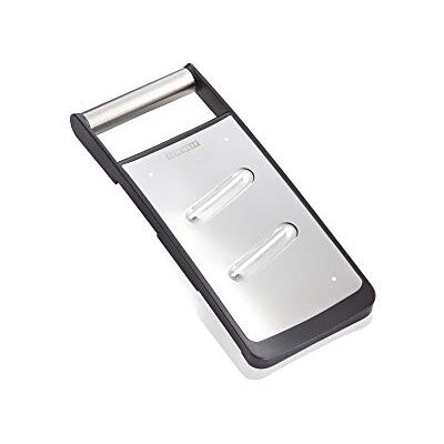 Leifheit Râpe à concombres ProLine, Râpe manuelle ultra tranchante en acier inoxydable de qualité supérieure, Mandoline pour trancher les fruits, légumes, le fromage, etc., couper en rondelles Leifheit Râpe à concombres ProLine, Râpe manuelle ultra tranchante en acier inoxydable de qualité supérieure, Mandoline pour trancher les fruits, légumes, le fromage, etc., couper en rondelles