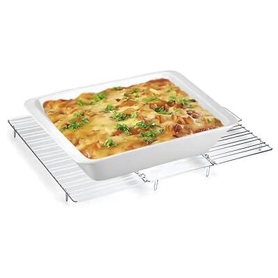 Avilia Grille de refroidissement pour gâteau rectangulaire 45 x 30 cm – Idéal pour ranger des gâteaux et des gâteaux pour décorer ou refroidir – Pliable est peu encombrant et facile à nettoyer et à Avilia Grille de refroidissement pour gâteau rectangulaire 45 x 30 cm – Idéal pour ranger des gâteaux et des gâteaux pour décorer ou refroidir – Pliable est peu encombrant et facile à nettoyer et à
