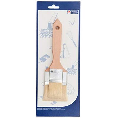 Thermohauser Lot de 2 pinceaux en bois Poils naturels Largeur 4 et 6 cm Thermohauser Lot de 2 pinceaux en bois Poils naturels Largeur 4 et 6 cm