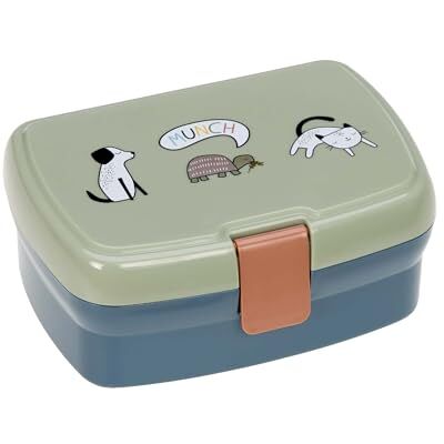 Lässig Boîte à lunch pour enfants Boîte à lunch scolaire avec séparateur amovible, sans BPA/Lunchbox Happy Prints Lässig Boîte à lunch pour enfants Boîte à lunch scolaire avec séparateur amovible, sans BPA/Lunchbox Happy Prints