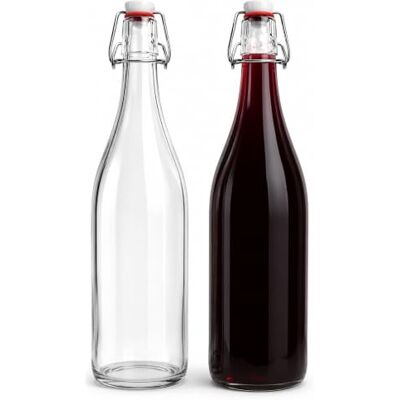 Mikken F21017/2/E/X - Ensemble de 2 bouteilles en verre Mikken F21017/2/E/X - Ensemble de 2 bouteilles en verre