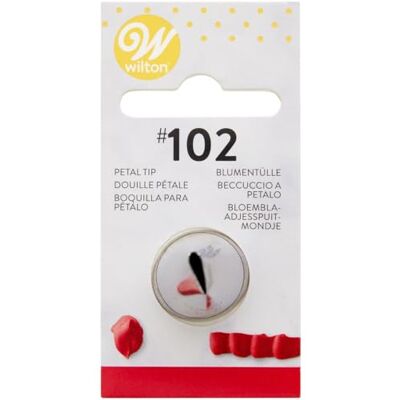 Wilton Petalo 102 Blister Croissant, Plastique, Argent Wilton Petalo 102 Blister Croissant, Plastique, Argent