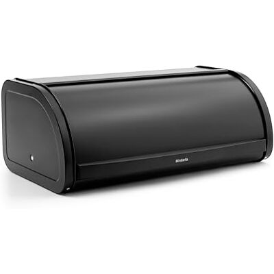 Brabantia Boîte à Pain Couvercle Coulissant Noir Matt Brabantia Boîte à Pain Couvercle Coulissant Noir Matt