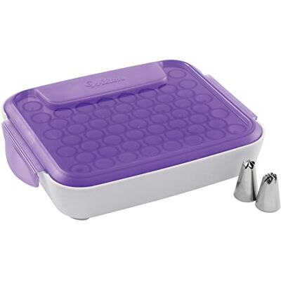 Wilton Boîte de Rangement pour Douilles, Matériel de Décoration de Gâteaux Wilton Boîte de Rangement pour Douilles, Matériel de Décoration de Gâteaux