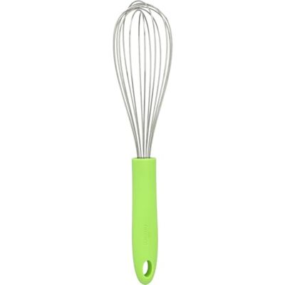 RBV Birkmann Fouet en acier inoxydable et silicone Vert Grand modèle RBV Birkmann Fouet en acier inoxydable et silicone Vert Grand modèle