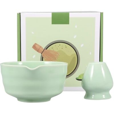 Alongen Lot de 2 bols à matcha japonais en céramique avec porte-fouet 500 ml Chawan Facile à livrer Fouet Bol à thé Chawan Matcha pour débutants et amateurs de bricolage Alongen Lot de 2 bols à matcha japonais en céramique avec porte-fouet 500 ml Chawan Facile à livrer Fouet Bol à thé Chawan Matcha pour débutants et amateurs de bricolage