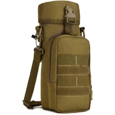 HUNTVP Porte-Bouteille Tactique, Militaire Gourde Poche, Molle 1000D Nylon Chaudière, Porte-Bouteille d'eau, Porte-Bouteille Durable, pour Camping, Randonnée HUNTVP Porte-Bouteille Tactique, Militaire Gourde Poche, Molle 1000D Nylon Chaudière, Porte-Bouteille d'eau, Porte-Bouteille Durable, pour Camping, Randonnée