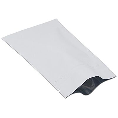 WACCOMT Pack Lot de 100 sachets en plastique avec joint à poignée en aluminium Fermeture à poignée en mylar, convient aux denrées alimentaires, inodores, blanc mat, 10x15cm WACCOMT Pack Lot de 100 sachets en plastique avec joint à poignée en aluminium Fermeture à poignée en mylar, convient aux denrées alimentaires, inodores, blanc mat, 10x15cm