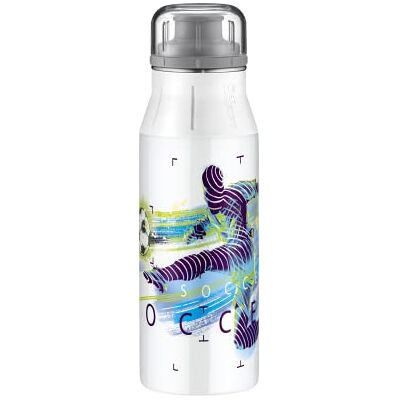 Bouteille pour enfants Alfi - Soccer, 0,6L, Bleu, Rose, Gris - Bouteille sportive Bouteille pour enfants Alfi - Soccer, 0,6L, Bleu, Rose, Gris - Bouteille sportive