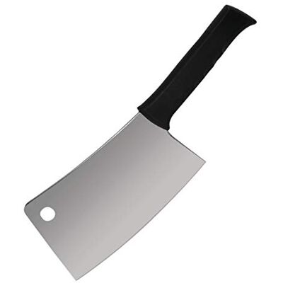 Vogue D474 Couperet en acier inoxydable Longueur de lame 20,3 cm Noir Vogue D474 Couperet en acier inoxydable Longueur de lame 20,3 cm Noir