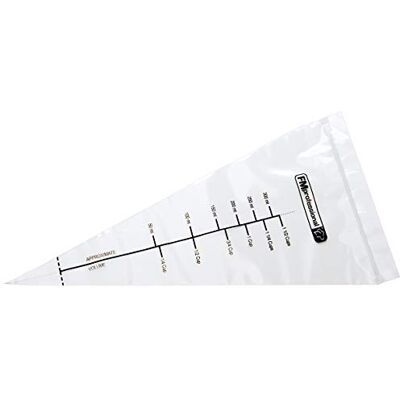 FMprofessional FM PROFESSIONAL, Lot de 50 poches à douille en polypropylène transparent Dimensions : 300 x 150 mm 15 x 30 cm FMprofessional FM PROFESSIONAL, Lot de 50 poches à douille en polypropylène transparent Dimensions : 300 x 150 mm 15 x 30 cm