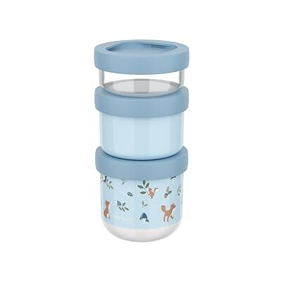 Mepal Boîtes à collations empilables 3 pcs Mio Little Dutch Empilez autant que vous voulez Compatible avec le micro-ondes et le congélateur Étanche 100 + 175 + 275 ml Forest Friends Mepal Boîtes à collations empilables 3 pcs Mio Little Dutch Empilez autant que vous voulez Compatible avec le micro-ondes et le congélateur Étanche 100 + 175 + 275 ml Forest Friends