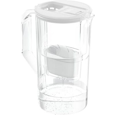 Wessper Carafe Filtrante 2,8L, avec computer LED, filtre à eau Blanc carafe filtrante et filtre a eau, cartouche filtrante charbon actif eau, BPA Free Wessper Carafe Filtrante 2,8L, avec computer LED, filtre à eau Blanc carafe filtrante et filtre a eau, cartouche filtrante charbon actif eau, BPA Free