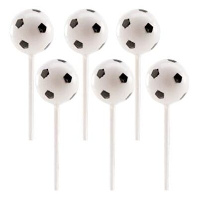 dekora 302057 Topper pour décoration de gâteaux et ballons de football à thème, multicolore, D 2,3 cm dekora 302057 Topper pour décoration de gâteaux et ballons de football à thème, multicolore, D 2,3 cm