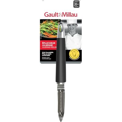 GAULT&MILLAU Éplucheur Julienne Pour des découpes fines et élégantes Pratique et ergonomique Lot de 1 GAULT&MILLAU Éplucheur Julienne Pour des découpes fines et élégantes Pratique et ergonomique Lot de 1