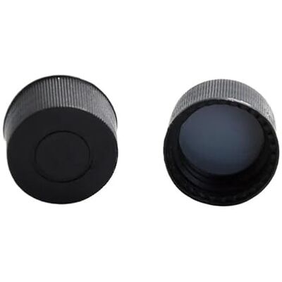 DRBAPQLXD Bouchon de flacon de chromatographie couvercle de bouteille de stockage noir 4 ml bouchon solide en polypropylène avec septa en PTFE rouge/silicone blanc 13 mm 100/PK DRBAPQLXD Bouchon de flacon de chromatographie couvercle de bouteille de stockage noir 4 ml bouchon solide en polypropylène avec septa en PTFE rouge/silicone blanc 13 mm 100/PK