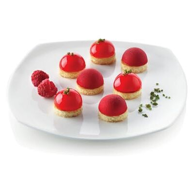 silikomart SF005 Moule en silicone pour monoportions semi-adhésives, 15 cavités, lot de 1 moule à gâteaux, ø 40 h 20 mm, fabriqué en Italie silikomart SF005 Moule en silicone pour monoportions semi-adhésives, 15 cavités, lot de 1 moule à gâteaux, ø 40 h 20 mm, fabriqué en Italie