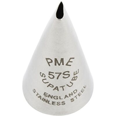 PME Supatube Douille Droite Pour Pétale en Acier Inoxydable Sans Soudure Pour Ambidextres n° 57S PME Supatube Douille Droite Pour Pétale en Acier Inoxydable Sans Soudure Pour Ambidextres n° 57S
