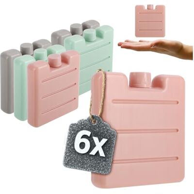 com-four ® 6x petits packs de glace plats, peu encombrants et idéaux petits packs de glace pratiques et colorés com-four ® 6x petits packs de glace plats, peu encombrants et idéaux petits packs de glace pratiques et colorés