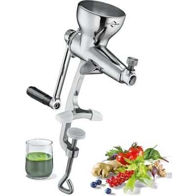 Küchenprofi SOLIDO Presse-fruits en acier inoxydable 18/10 sans BPA extra fin avec brosse pilon réglable pour fruits légumes herbes Küchenprofi SOLIDO Presse-fruits en acier inoxydable 18/10 sans BPA extra fin avec brosse pilon réglable pour fruits légumes herbes