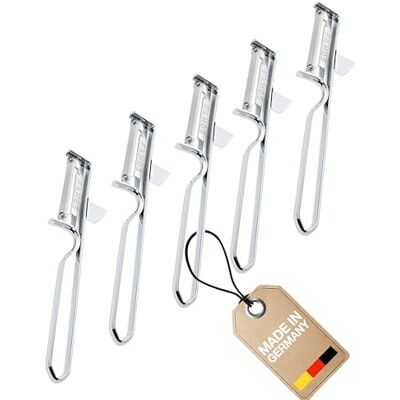 Westmark 5 Eplucheurs Universels, Famos, L'Original, Lame en Acier Inoxydable, Argent, 106122E3 Westmark 5 Eplucheurs Universels, Famos, L'Original, Lame en Acier Inoxydable, Argent, 106122E3