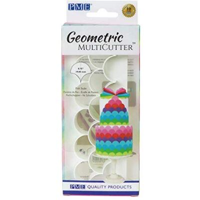 PME GMC191 Multicutter géométrique pour décoration de gâteau Balance de poisson Petite taille PME GMC191 Multicutter géométrique pour décoration de gâteau Balance de poisson Petite taille