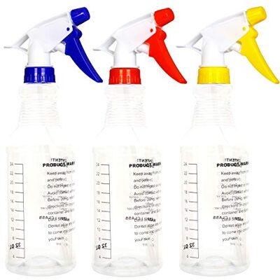 Youngever Lot de 3 Vaporisateur Vide Plastique 1000ML, Bouteille Plastique Pulverisateur 1000ML, Flacons Pulvérisateurs Youngever Lot de 3 Vaporisateur Vide Plastique 1000ML, Bouteille Plastique Pulverisateur 1000ML, Flacons Pulvérisateurs