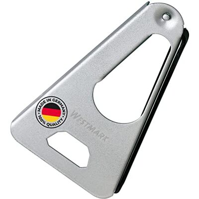 Westmark Ouvre-bouteilles multifonction - Acier inoxydable, Caoutchouc, 17cm Westmark Ouvre-bouteilles multifonction - Acier inoxydable, Caoutchouc, 17cm
