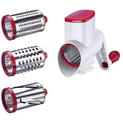 Westmark Set Accessoire Râpe à Tambour avec 3 Tambours de Découpe, Set pour Hachoir »Frecher Fritz« (97042260) ou Presse-Agrume »Vita Freund«(97062260), Plastique, Scharfe Herta, Blanc/Rouge, 97032260 Westmark Set Accessoire Râpe à Tambour avec 3 Tambours de Découpe, Set pour Hachoir »Frecher Fritz« (97042260) ou Presse-Agrume »Vita Freund«(97062260), Plastique, Scharfe Herta, Blanc/Rouge, 97032260