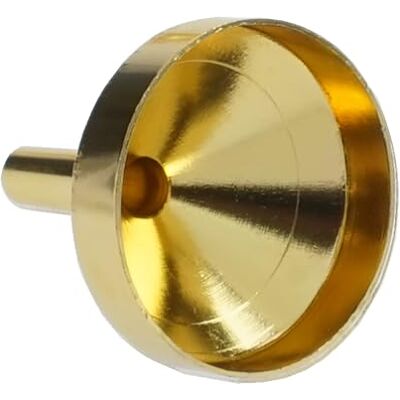 Fantasia Entonnoir à parfum aluminium doré Ø 2,5 cm, hauteur 3 cm Fantasia Entonnoir à parfum aluminium doré Ø 2,5 cm, hauteur 3 cm