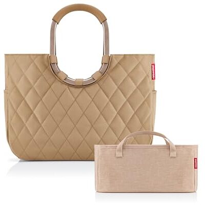reisenthel Loopshopper L Cadre Rhombus Ginger + Organiseur Twist Coffee – Organiseur de poche fonctionnel : pour encore plus d'ordre dans votre sac à main reisenthel Loopshopper L Cadre Rhombus Ginger + Organiseur Twist Coffee – Organiseur de poche fonctionnel : pour encore plus d'ordre dans votre sac à main