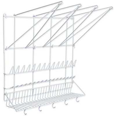 Thermohauser Support mural (acier inoxydable) pour sacs à douilles, douilles et ustensiles de cuisine, 50 x 50 cm Thermohauser Support mural (acier inoxydable) pour sacs à douilles, douilles et ustensiles de cuisine, 50 x 50 cm