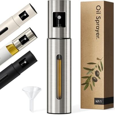 KIVY Pulvérisateur d'huile (individuel, acier inoxydable brossé) KIVY Pulvérisateur d'huile (individuel, acier inoxydable brossé)