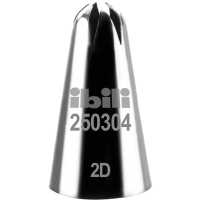 Ibili - 250304 - Étoile fermée - 4 mm - Poche à douille Ibili - 250304 - Étoile fermée - 4 mm - Poche à douille
