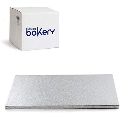 Decora 0931224 Cakeboard argenté 40 x 50 x 1,2 cm Decora 0931224 Cakeboard argenté 40 x 50 x 1,2 cm